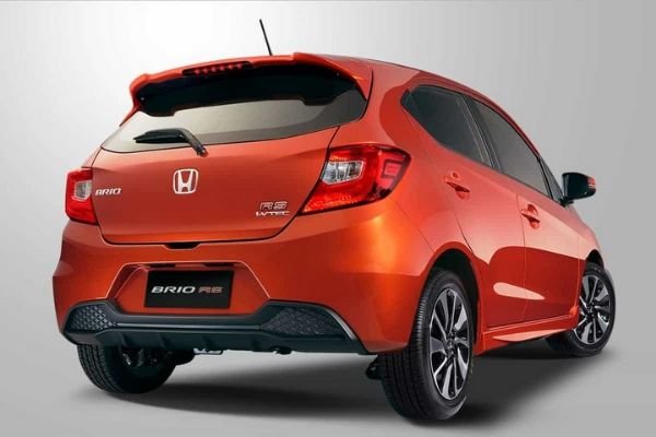 Or do you prefer the sporty looking Brio RS Black Top? A picture of the rear of the Brio RS.