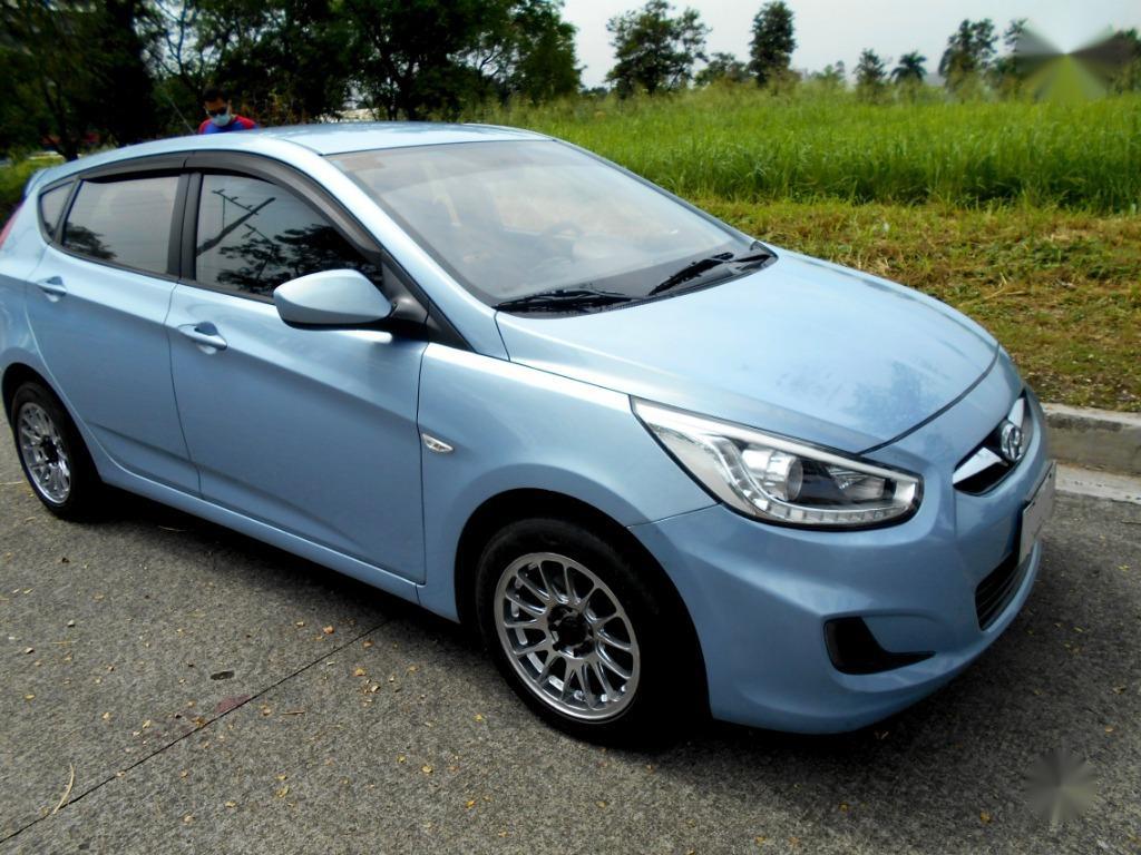 Light Blue Hyundai Accent