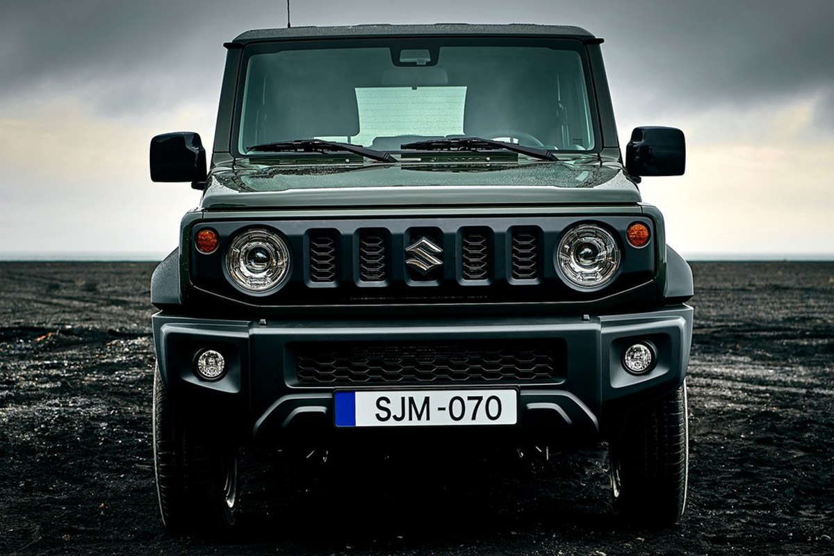 een foto van de Suzuki Jimny