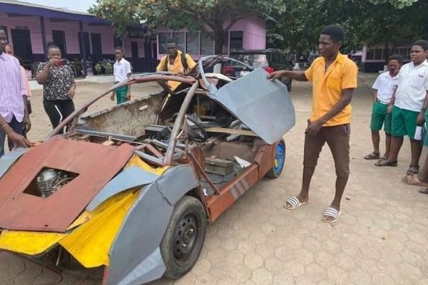 18-year-old kid from Ghana built his own car under P10K only