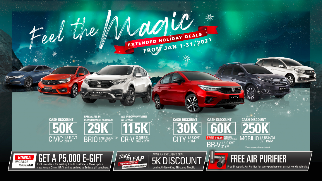 Honda Cars Ph Promo For Br V Others Include One Year Pms