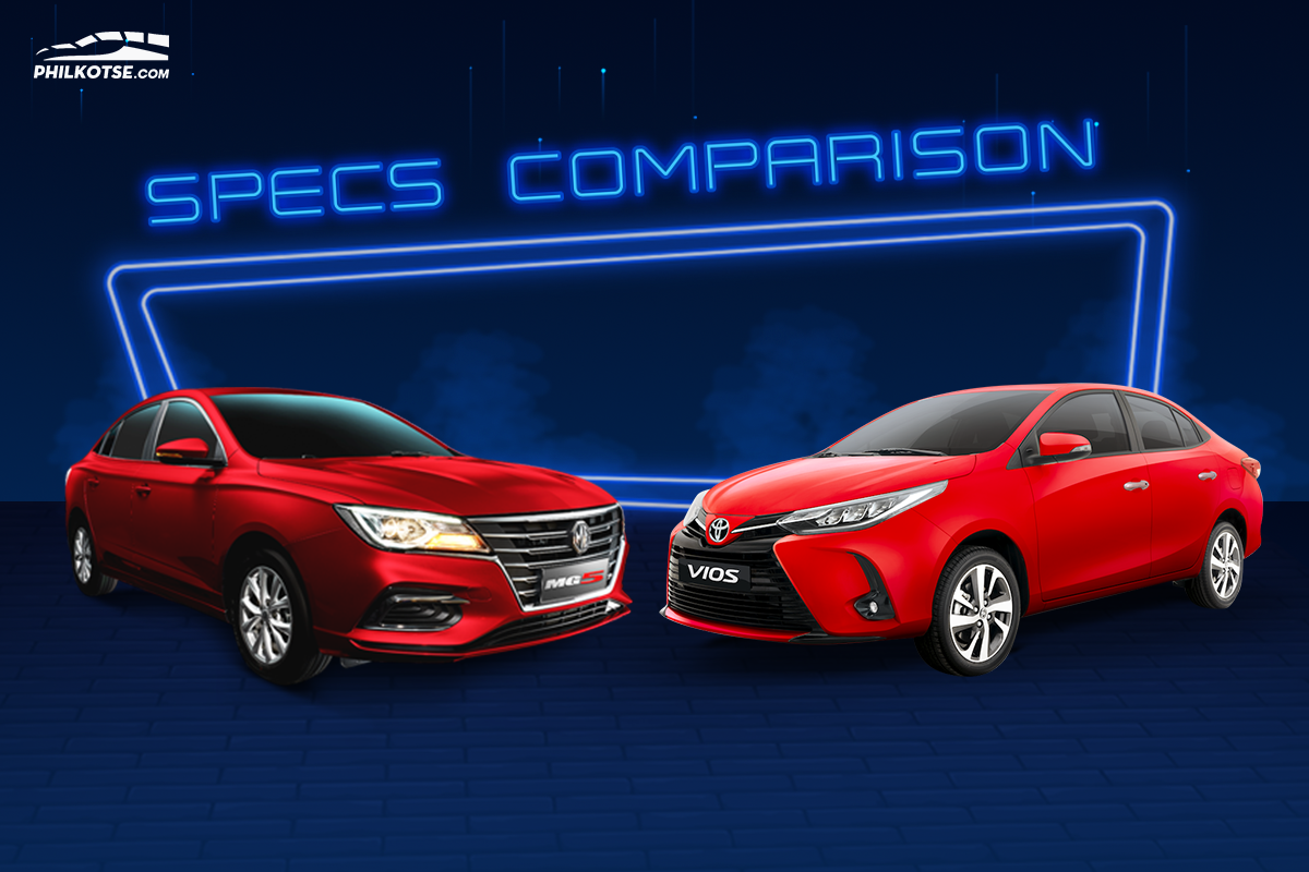 2021 MG 5 vs Toyota Vios Comparison: Spec Sheet Battle 