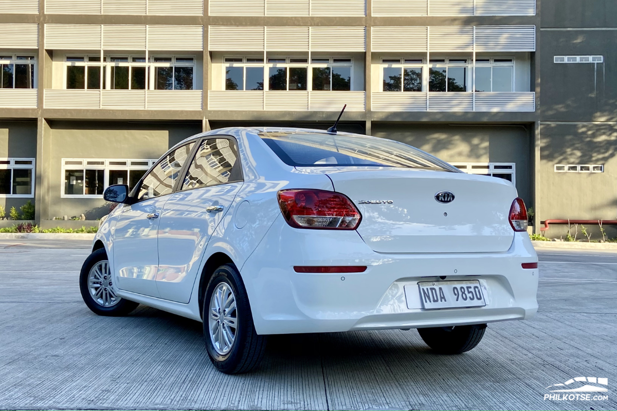 2020 Kia Soluto rear shot