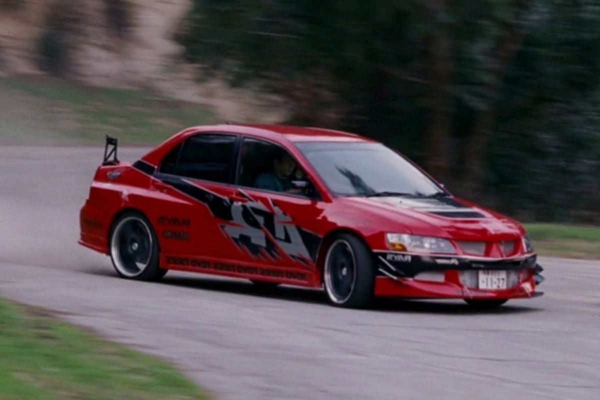 mitsubishi lancer tokyo drift car