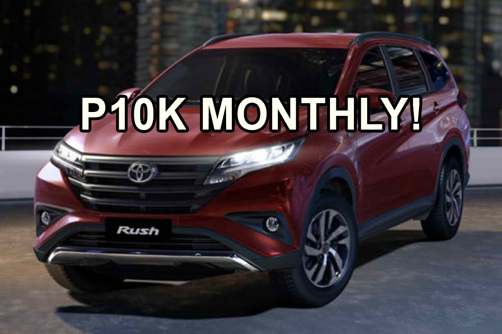 Toyota Rush available with P10K monthly amortization this February