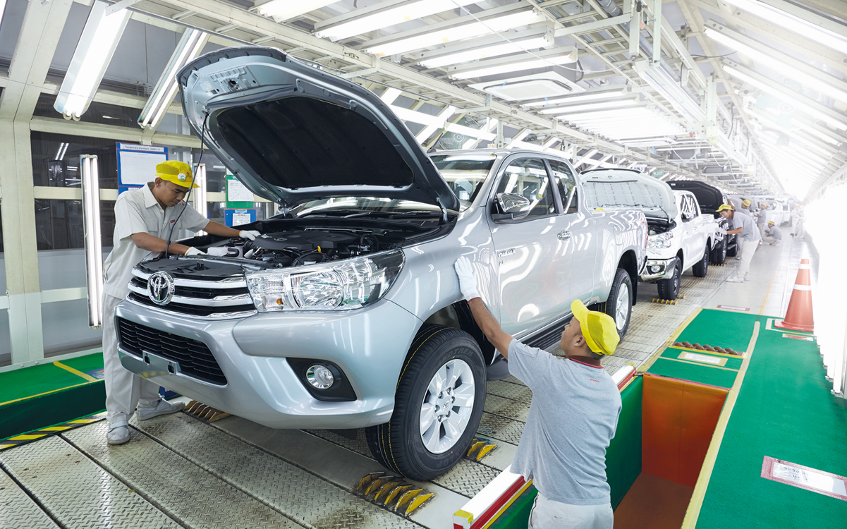 Завод Toyota в Таиланде