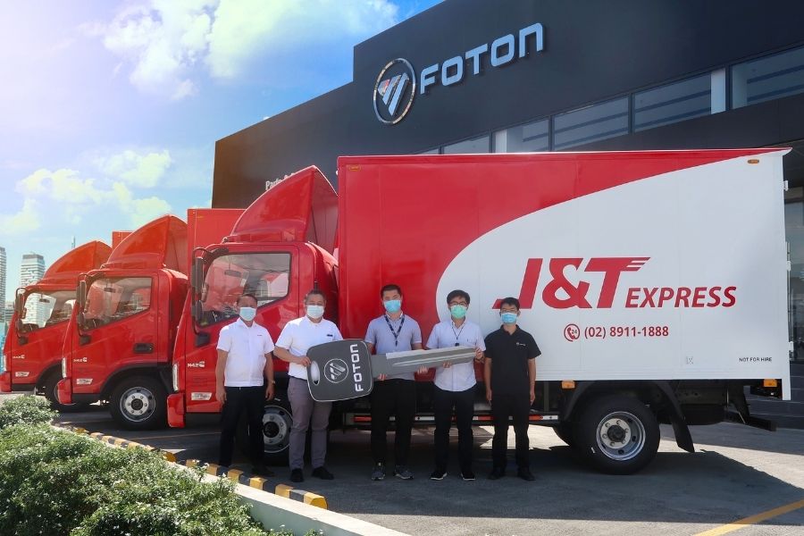 J&T Express has over 450 Foton trucks in its fleet