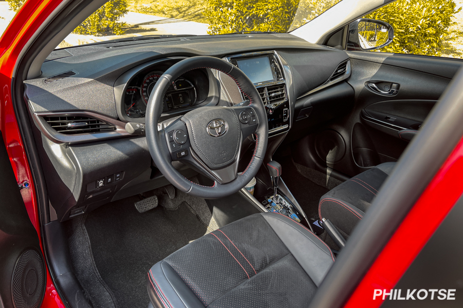 2021 Toyota Vios GR-S front seats