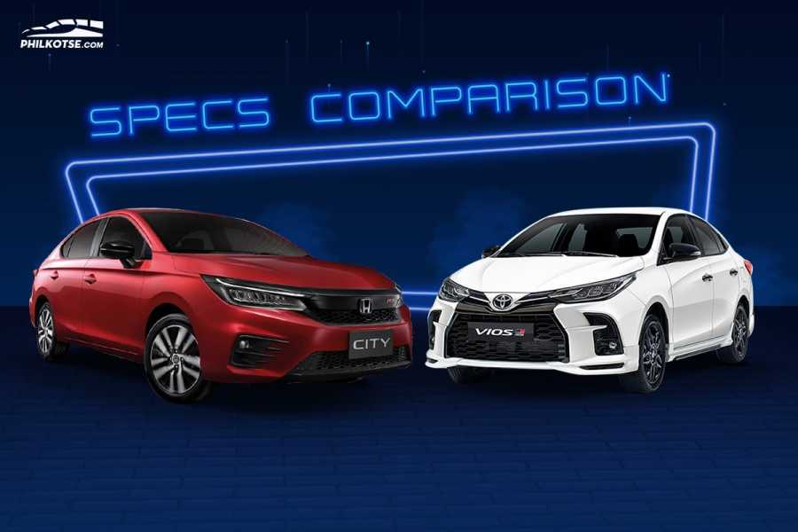 2021 Toyota Vios GR-S vs Honda City RS Comparison: Spec Sheet Battle