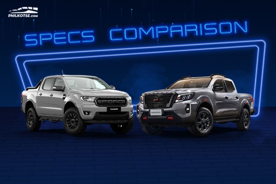 2021 Ford Ranger FX4 Max vs Nissan Navara PRO-4X Spec Sheet Comparison