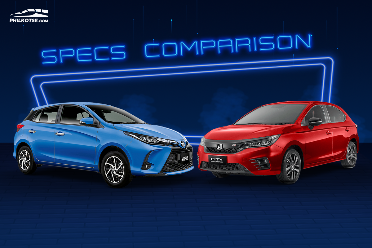 2021 Honda City Hatchback vs Toyota Yaris Comparison: Spec Sheet Battle 