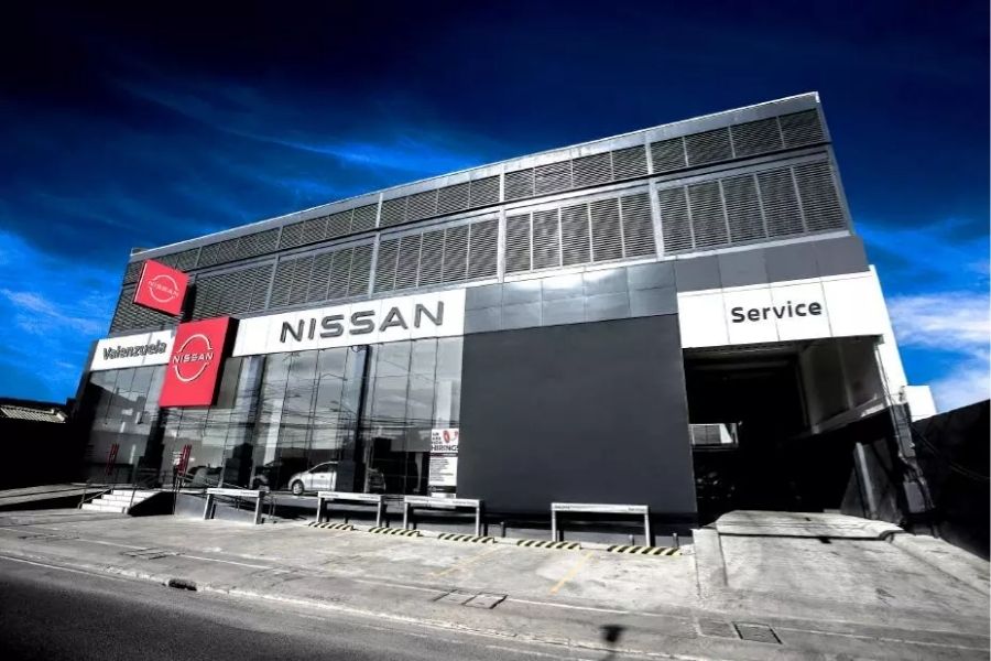 Newly-opened Nissan Valenzuela is the first to have brand's new logo