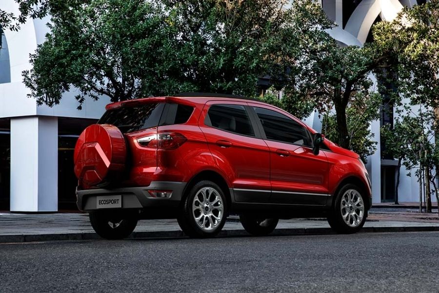 A picture of the rear of the EcoSport
