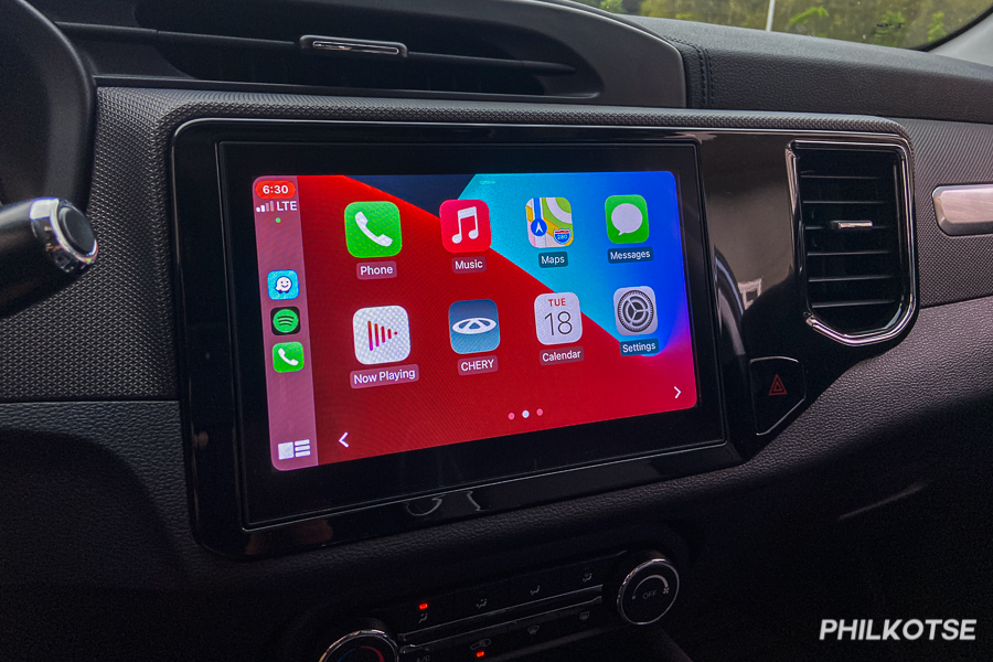 2021 Chery Tiggo 5X infotainment touchscreen