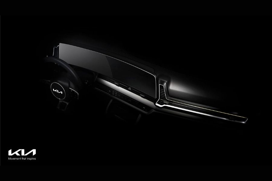 Kia Sportage interior view teaser photo Kia Sportage interior view