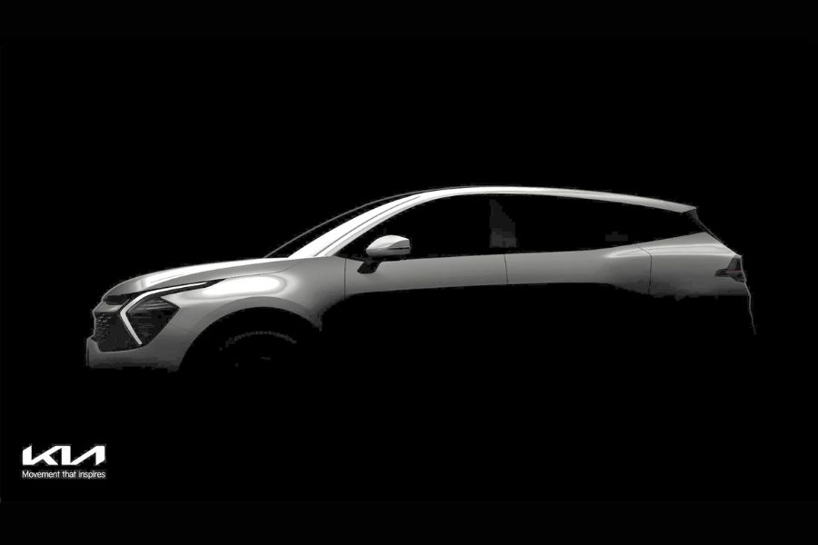 Kia Sportage side view teaser photo Kia Sportage side view