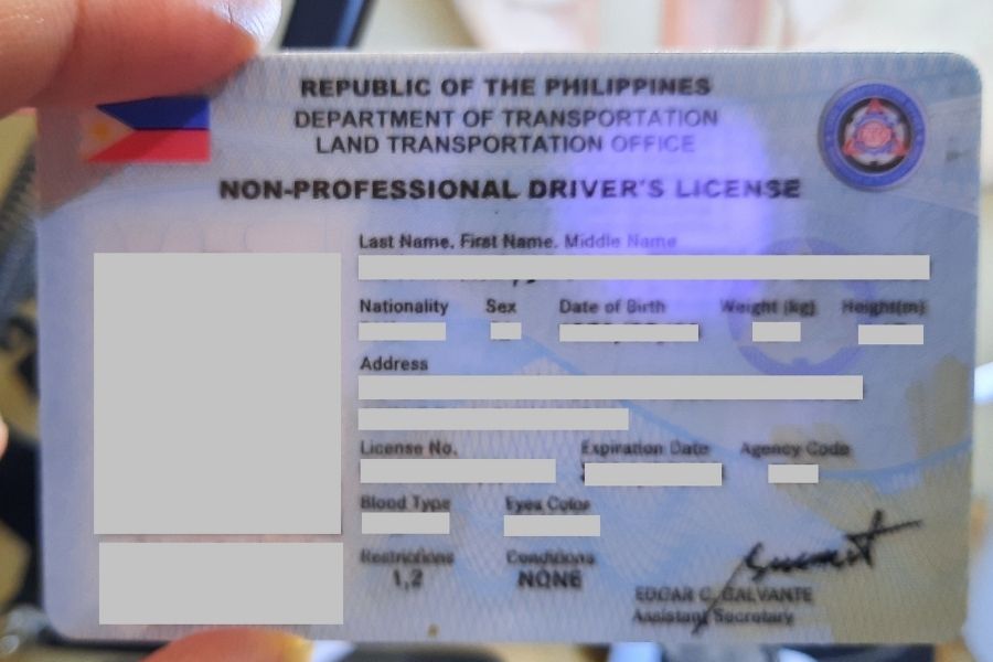 how to identify fake drivers license in the philippines