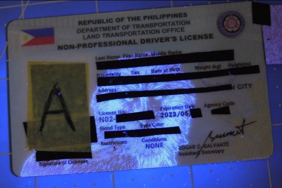 fake drivers license maker philippines