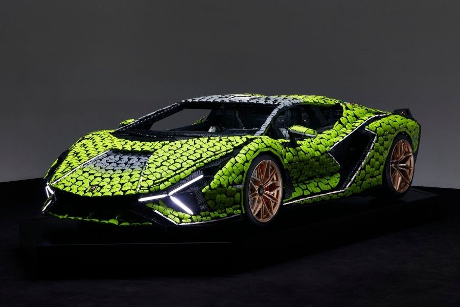 Lamborghini unveils life-size Sian FKP 37 Lego Technic model