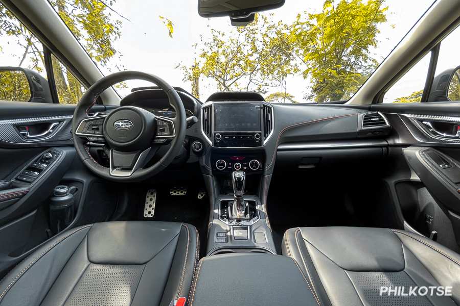 A picture of the 2021 Subaru XV's front cabin