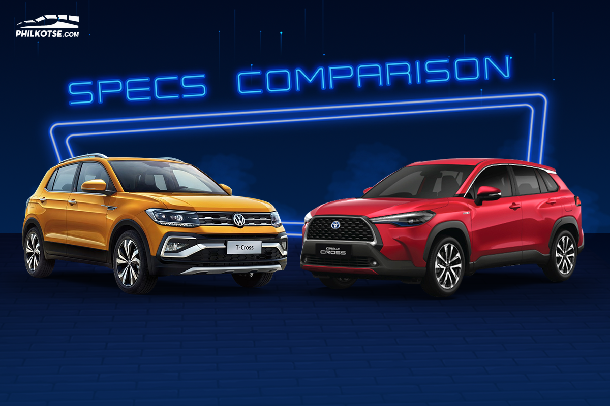 2021 Volkswagen T-Cross vs Toyota Corolla Cross Comparison: Spec Sheet Battle 
