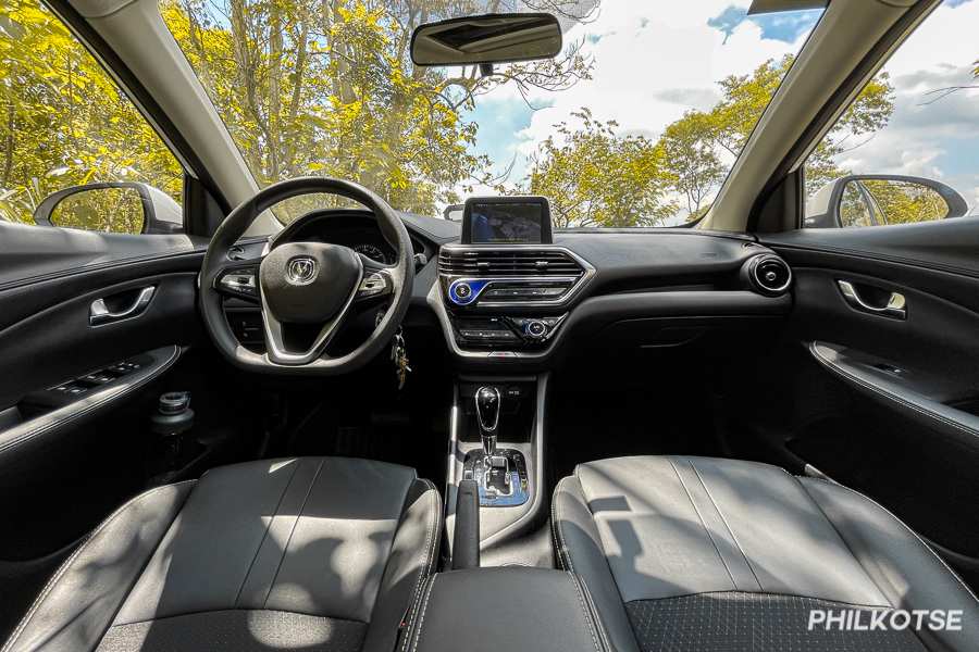 A picture of the Changan Alsvin interior