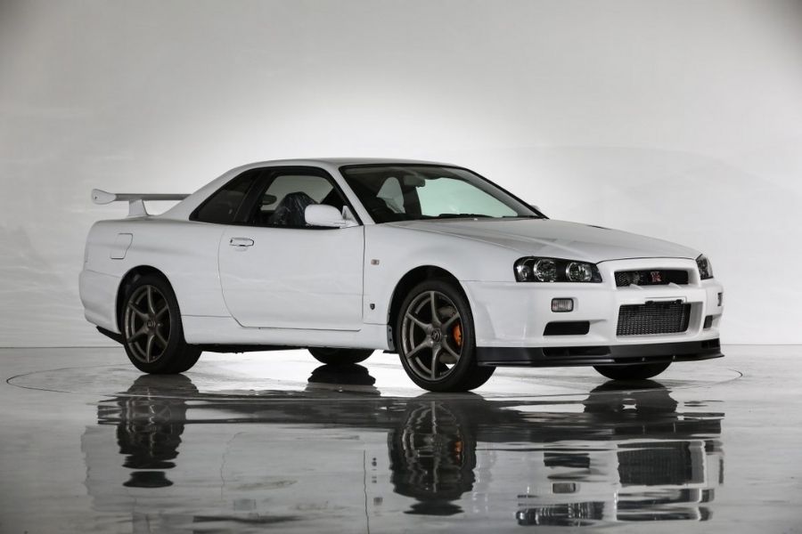 This 2002 Nissan Skyline GT-R only has 10 km on its odo 
