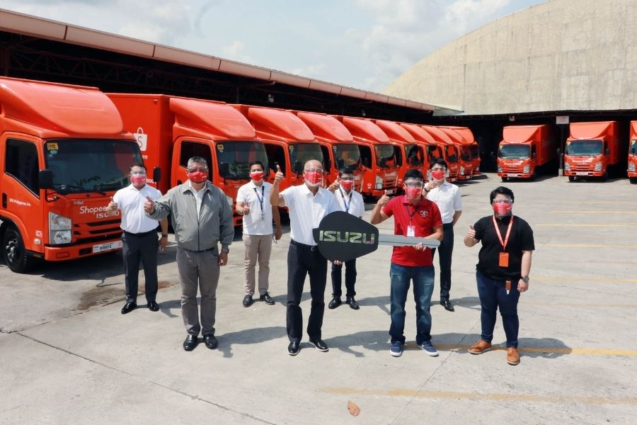  Isuzu PH bolsters Shopee Xpress fleet of delivery trucks       