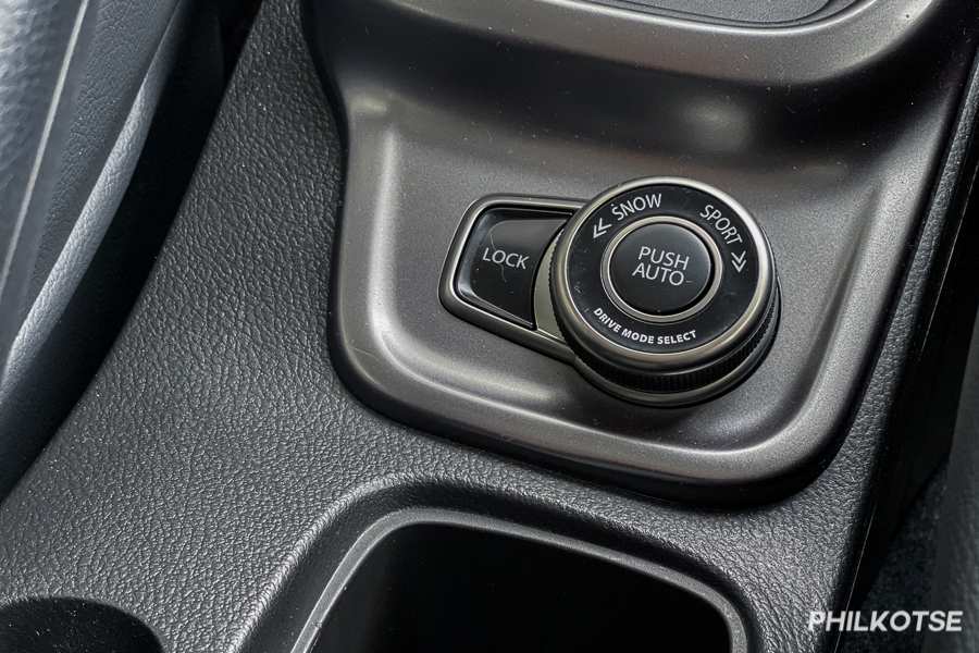 A picture of the Vitara's AllGrip Select Knob