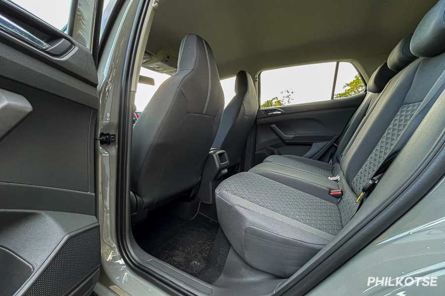 A picture of the T-Cross' rear seats