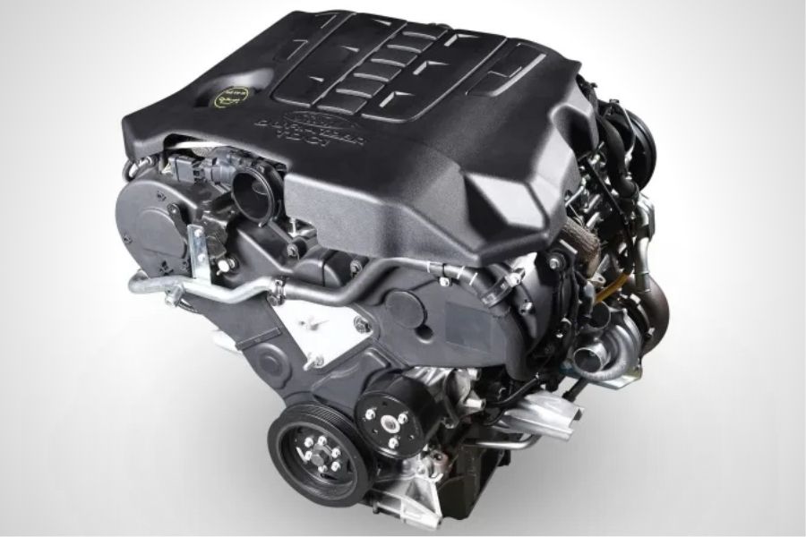 A picture of the Ford Territory engine