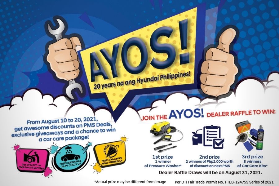 A picture of the AYOS promo poster