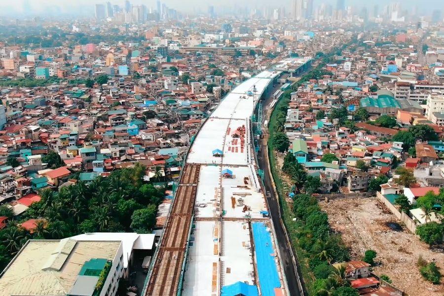NLEX-SLEX Connector Road shot using drone, to be completed 2022