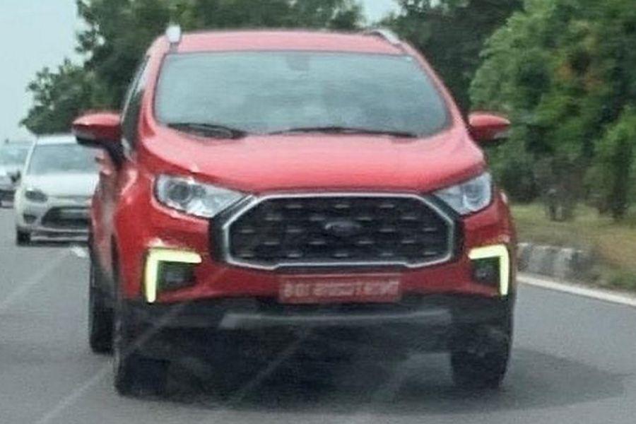 Ford EcoSport Facelift seen undisguised with Territory style cues