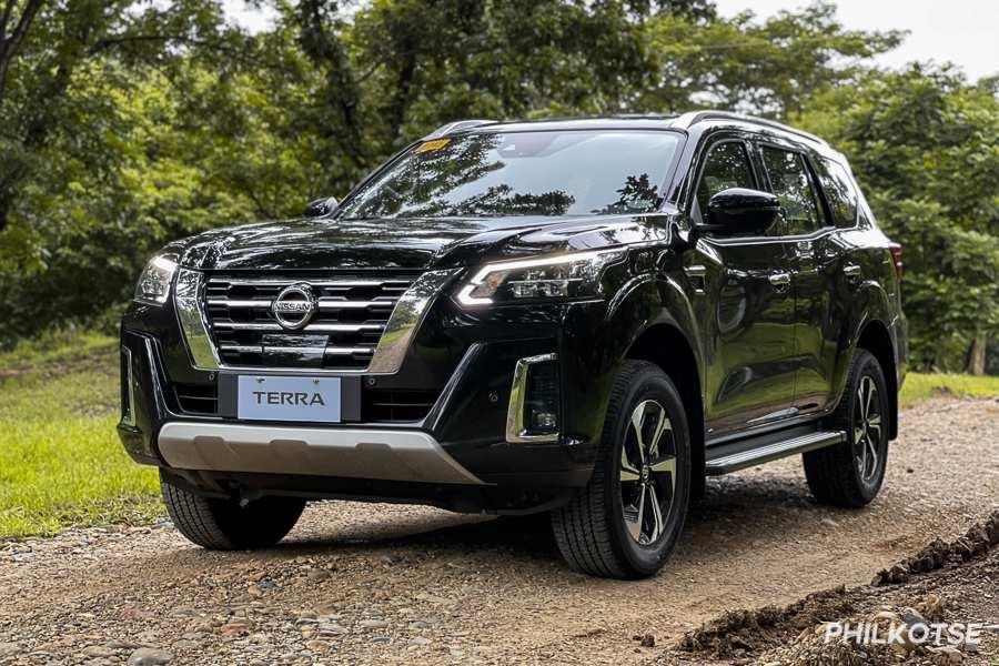 A picture of the front of the new Nissan Terra
