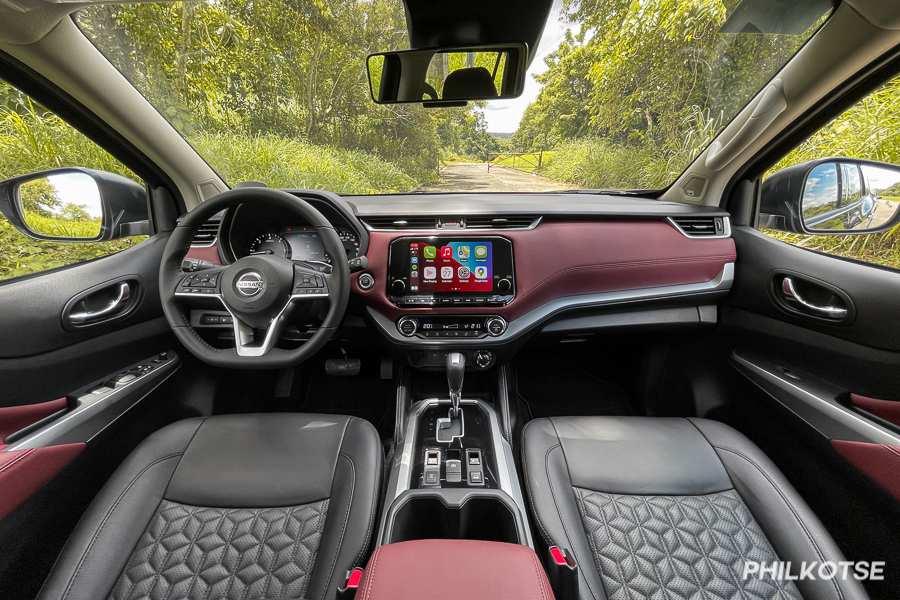 A picture of the interior of the updated Nissan Terra