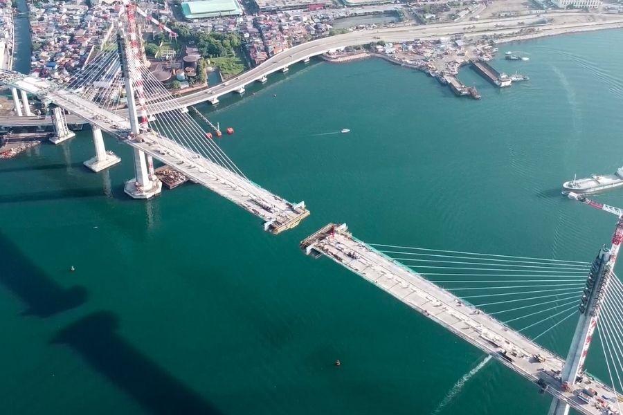 Video shows Cebu Cordova Link bridge nears completion