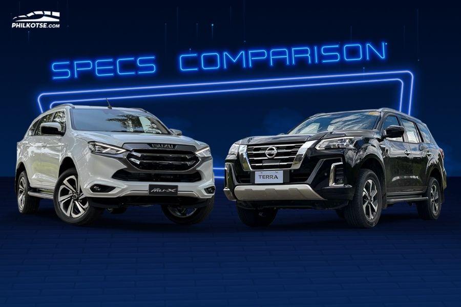2022 Isuzu mu-X vs Nissan Terra Comparison: Spec Sheet Battle 
