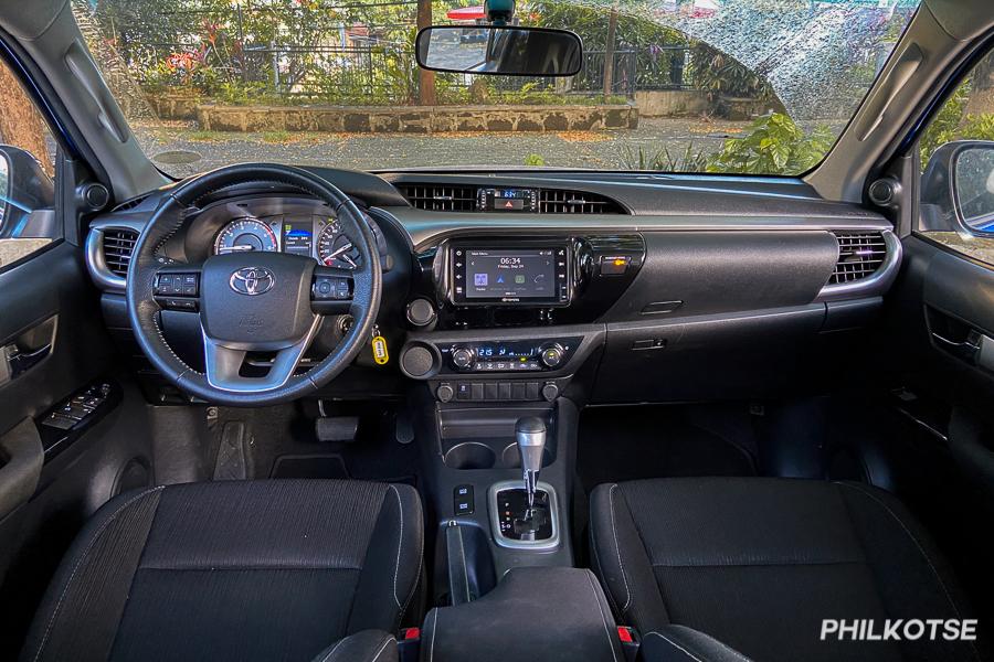 2021 Toyota Hilux G interior dashboard
