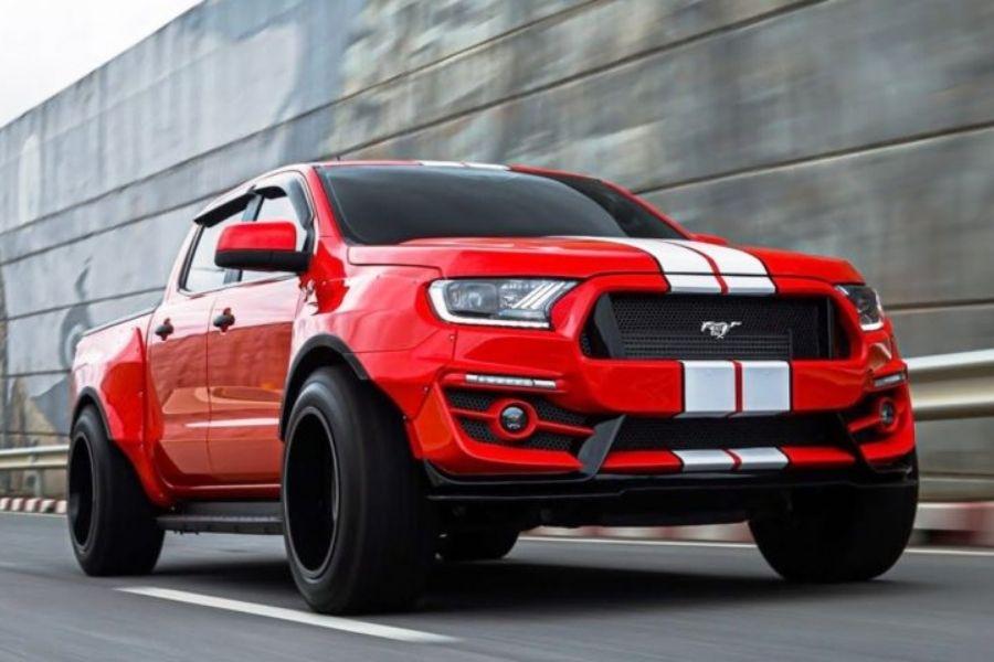 This Ford Ranger gets a Mustang-inspired front end