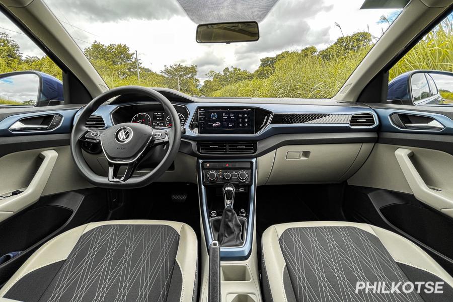 2021 Volkswagen T-Cross SE interior dashboard