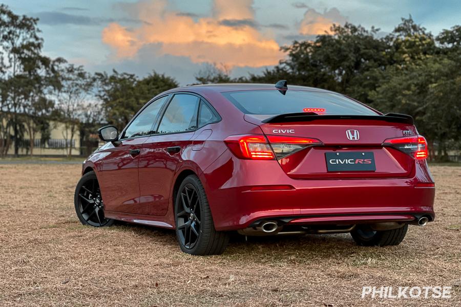 2022 Honda Civic RS rear shot