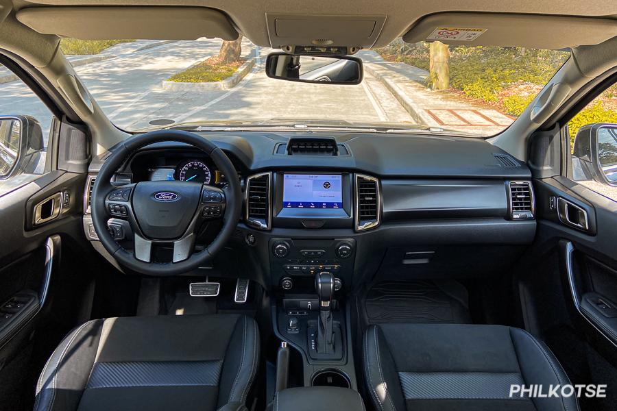 A picture of the interior of the Ranger FX4 max