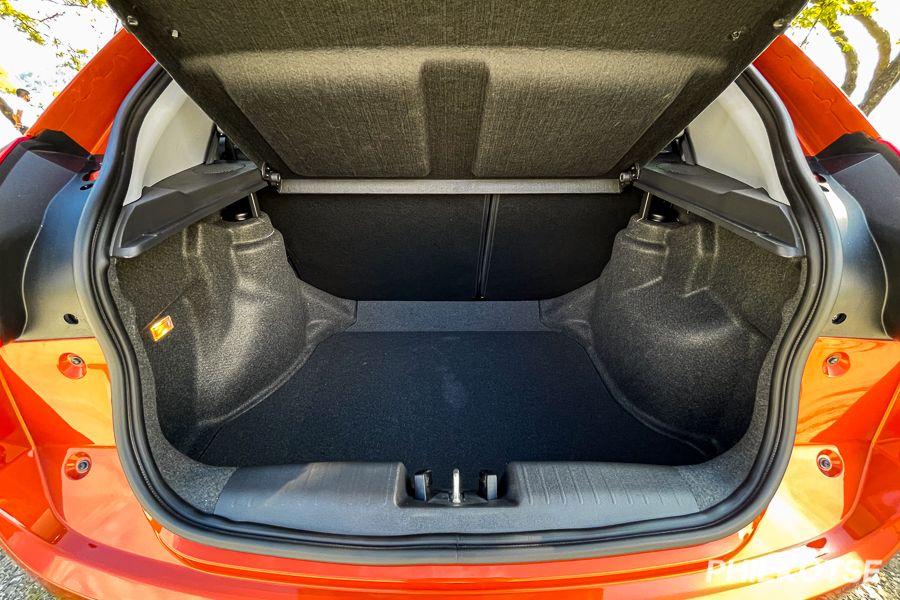A picture of the Tiggo 2 Pro's trunk.