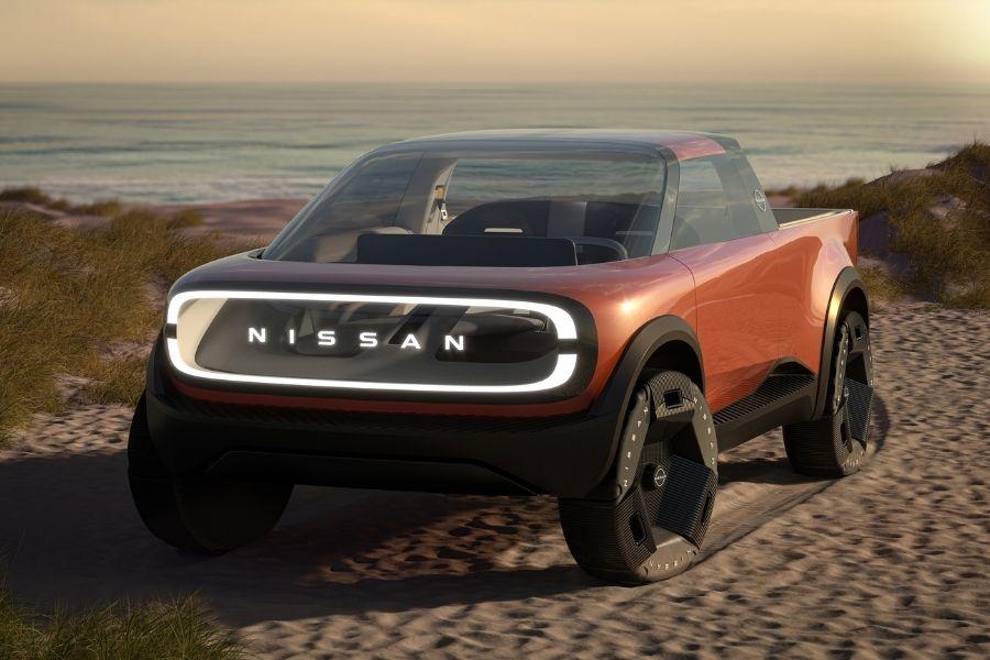 Nissan shows future EVs with Surf-Out pickup, three other concepts 