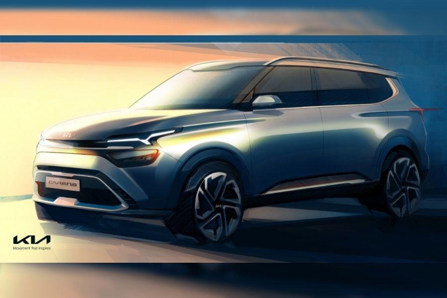 All-new Kia Carens design sketches revealed, shows SUV-like exterior