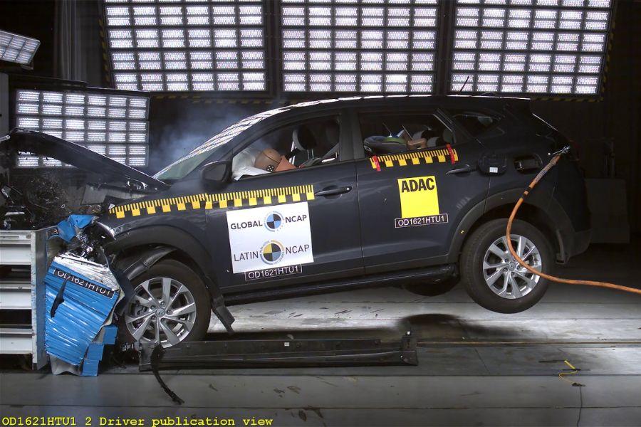 Hyundai Tucson horribly fails Latin NCAP crash safety test