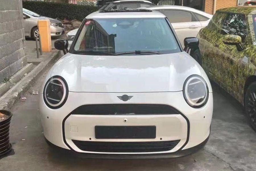 2023 Mini 3-door hatch spotted out in the open