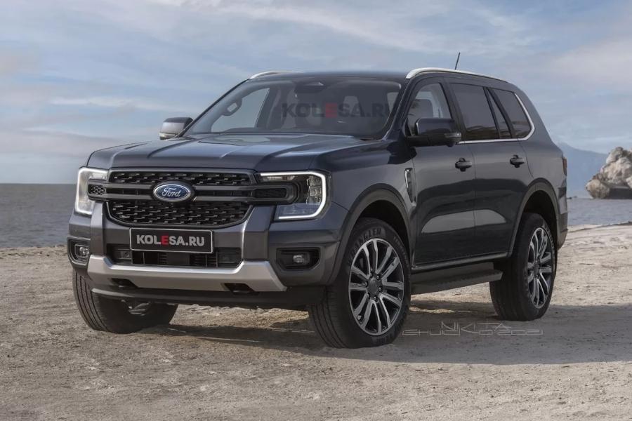 2022 Ford Everest previewed in unofficial renders