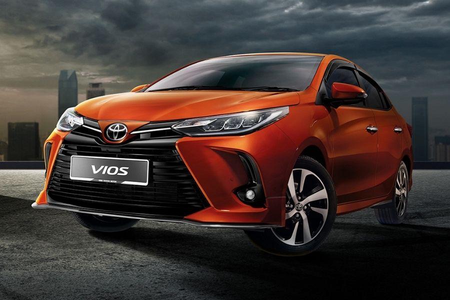 Toyota Vios gets a familiar orange exterior color in Malaysia  